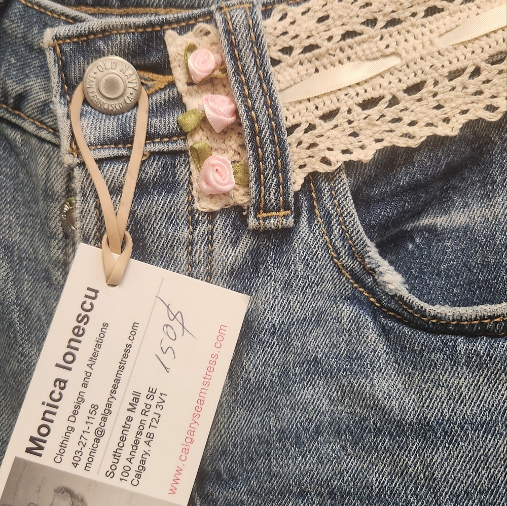 Hand painted jeans - Picture 5 of 7